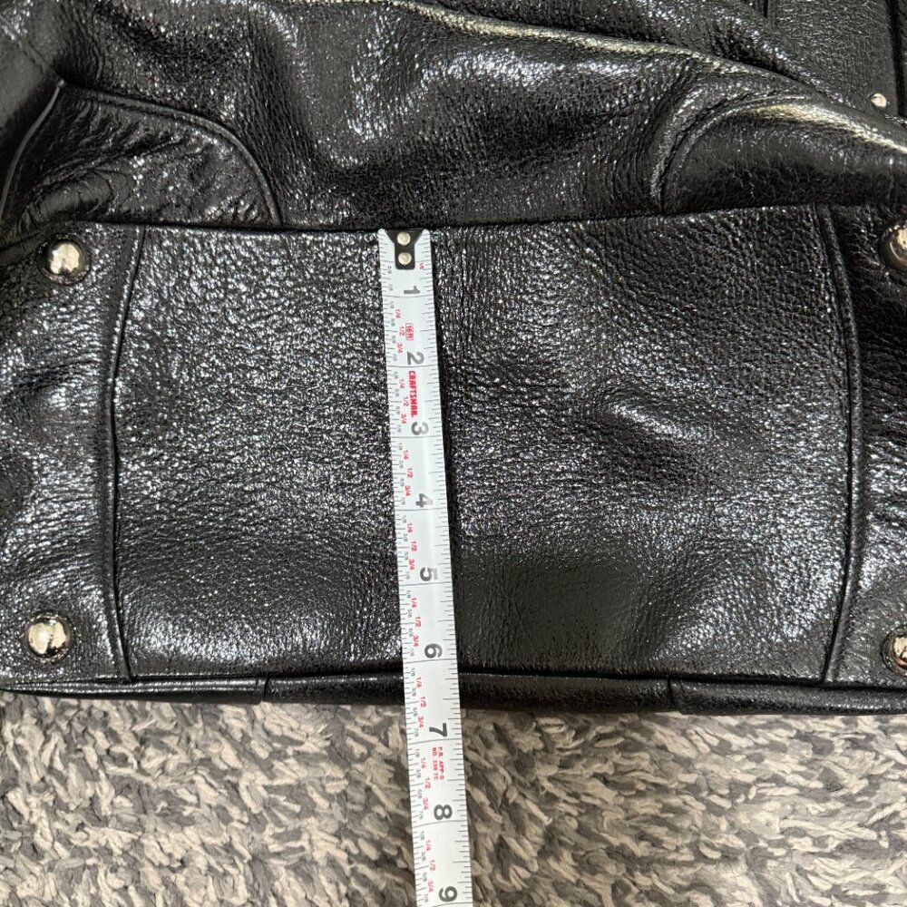 Prada Cervo Lux Chain Large Black Leather Tote - Picture 4 of 16